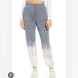 Blank NYC groove tie die ombré sweatpants . Drawstring waist size M
